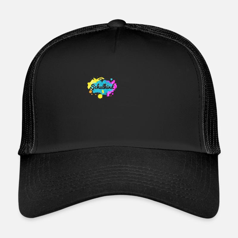Schulkind Einschulung - Trucker Cap - Schwarz/Schwarz