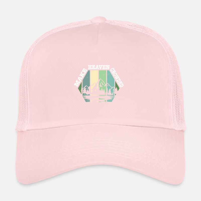 Religious Christian Make Heaven Crowded Jesus Trucker Cap
