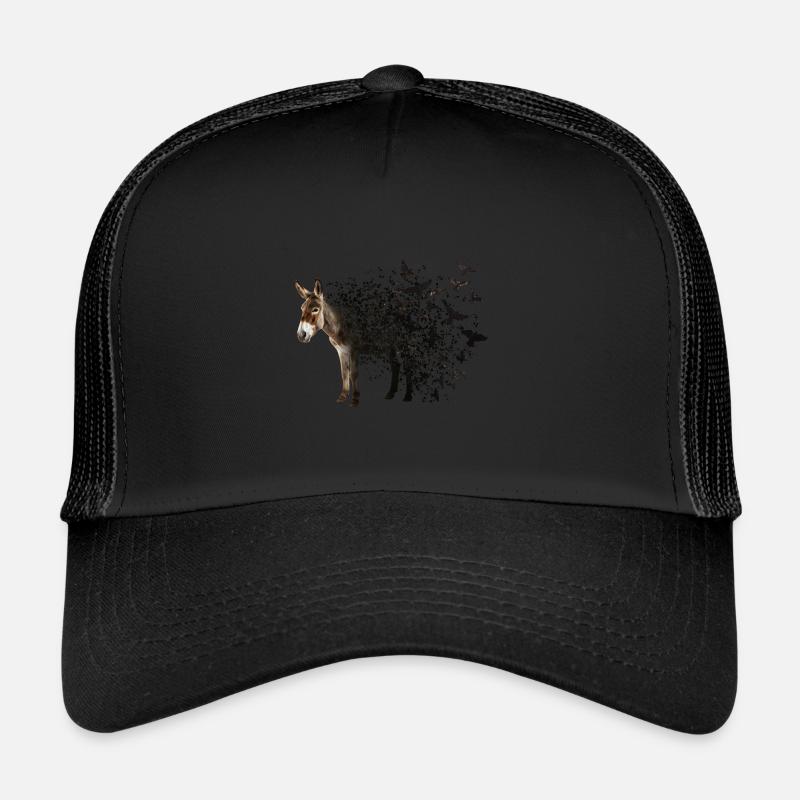 Esel - Trucker Cap - Schwarz/Schwarz