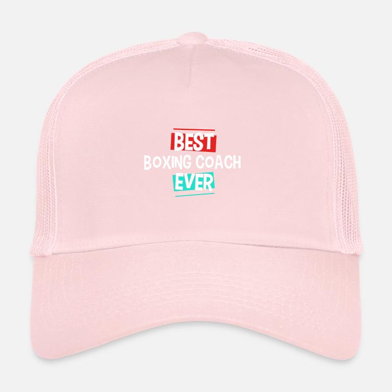 Best Boxing Coach Ever Boxer Gift Trucker Cap