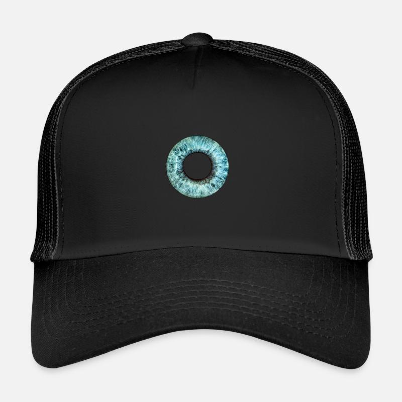 Iris bleu Casquette trucker 