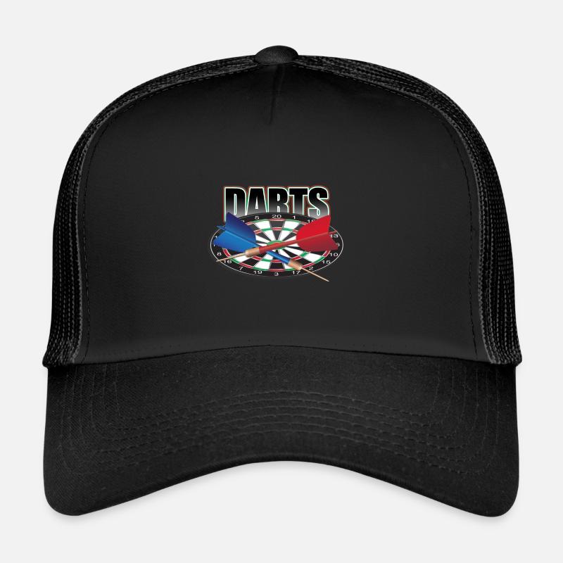 Dart - Trucker Cap - Schwarz/Schwarz