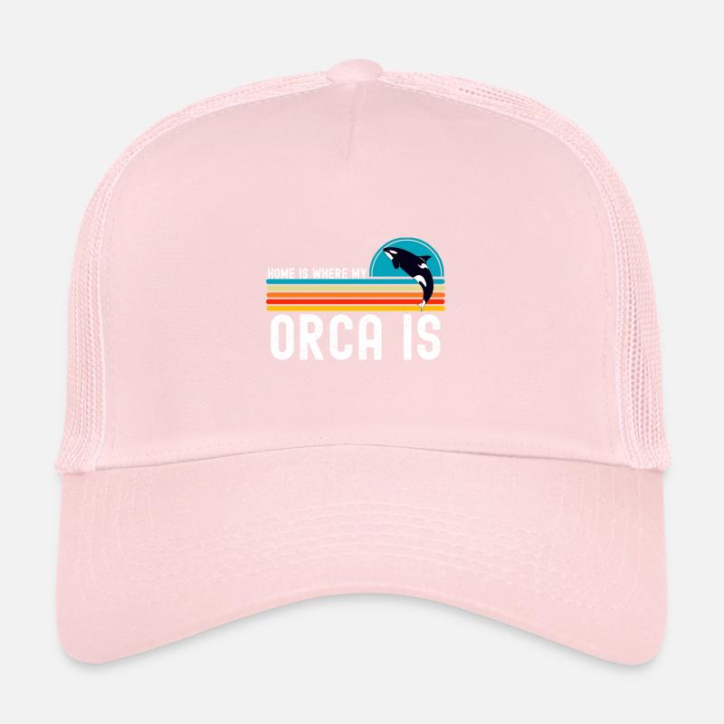 killer whale Trucker Cap