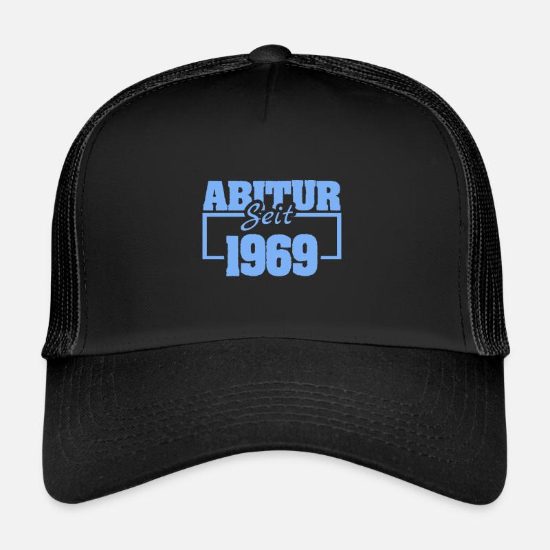 1969 - Trucker Cap - Schwarz/Schwarz