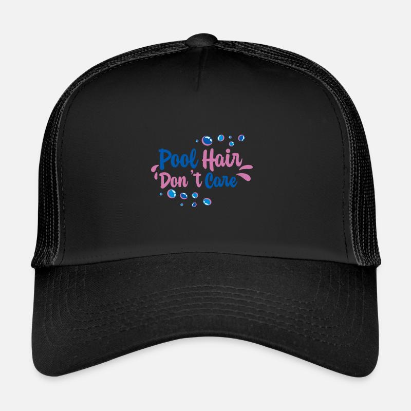 Piscine Cheveux Ne Pas Se Soucier 2 Casquette trucker 