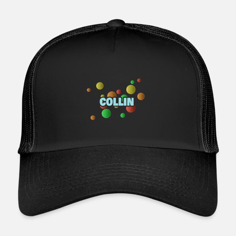 Geburtstag Collin - Trucker Cap - Schwarz/Schwarz