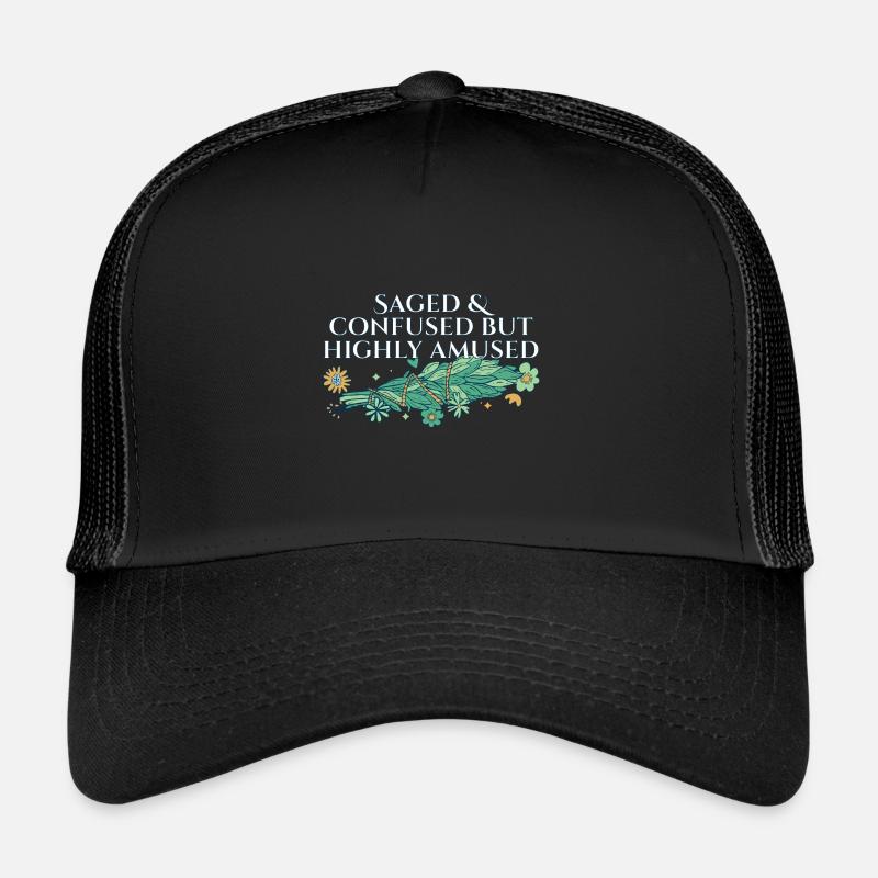 Smudge Vieilli Et Confus Mais Très Amused Casquette trucker 