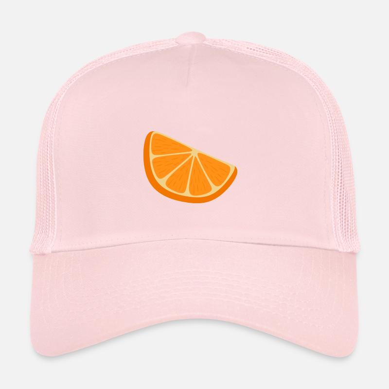 orange slice Trucker Cap