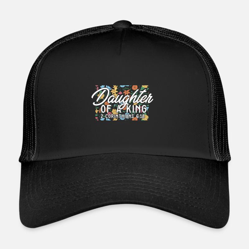 Fille d’un roi Foi chrétienne religieuse Casquette trucker 