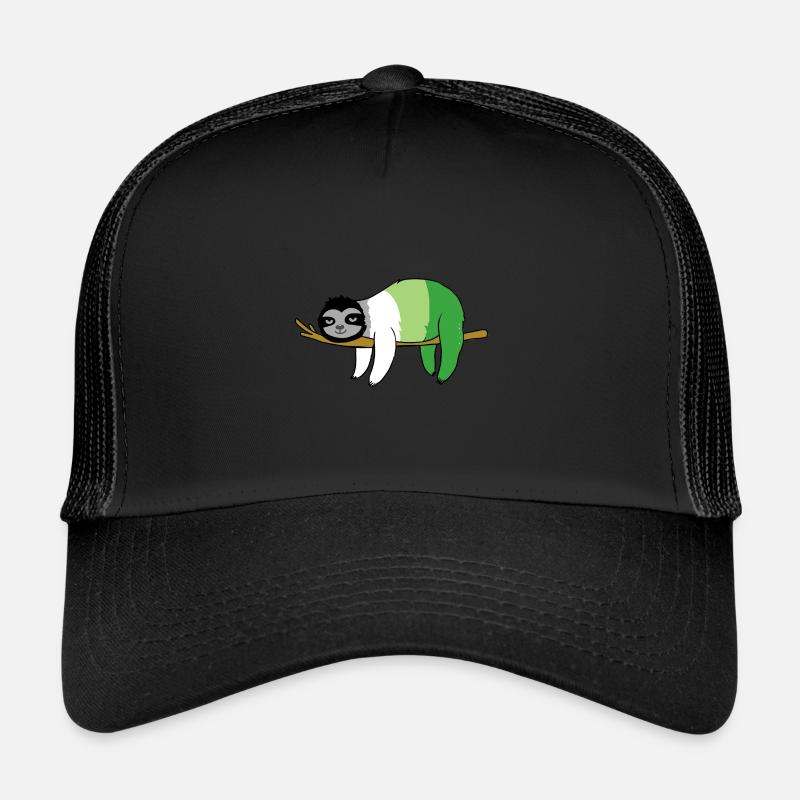 Aromantic Pride Faultier Trucker Cap