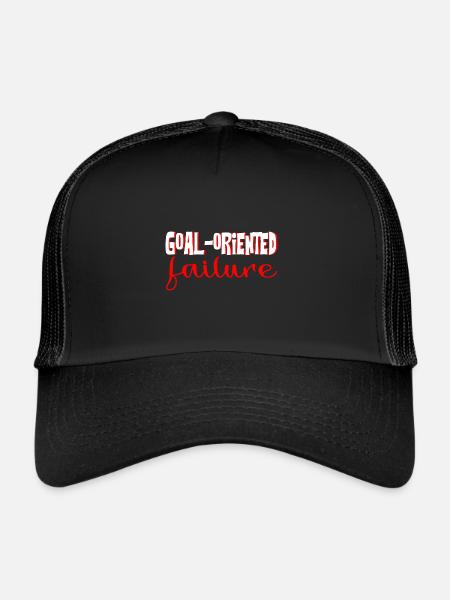 Goal Oriented Failure 4 - Trucker Cap - black/black - Front