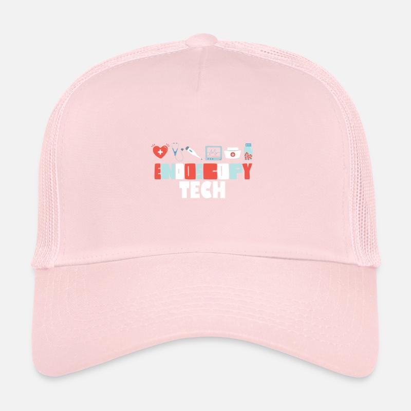 Endoscopy Tech Proud Registered Gastro Nurse Squad Trucker Cap