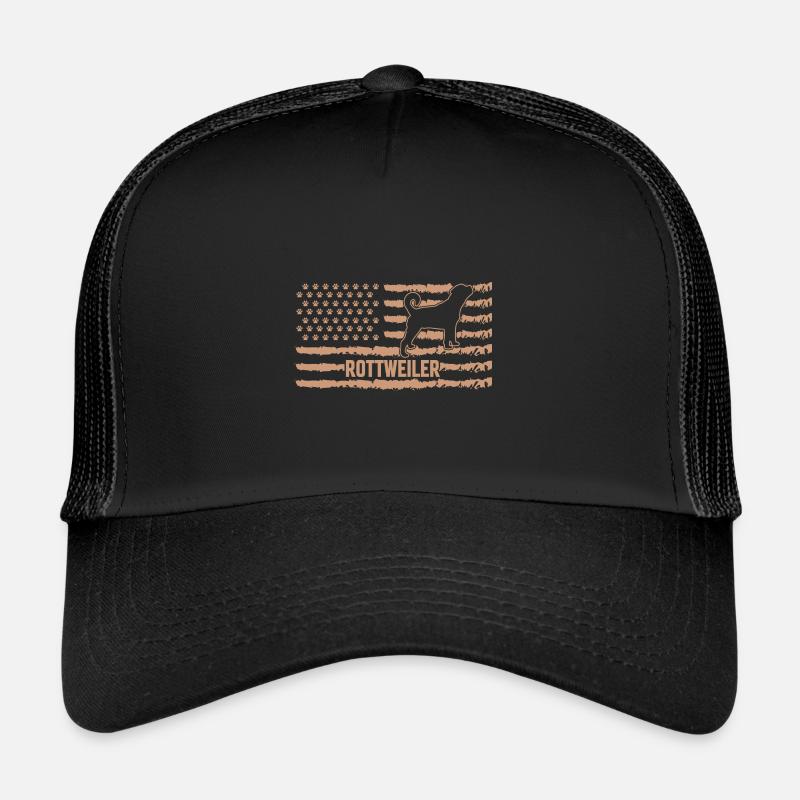 Rottweiler États-Unis Casquette trucker 