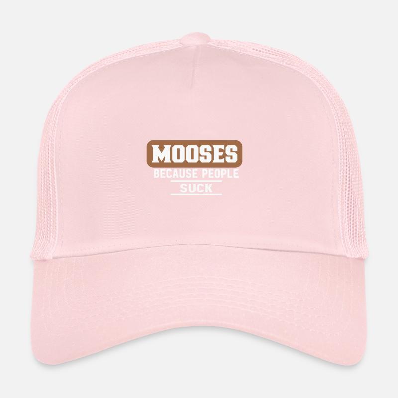 Mit Elch ist das Leben besser! Lustig Elch Spruch Trucker Cap