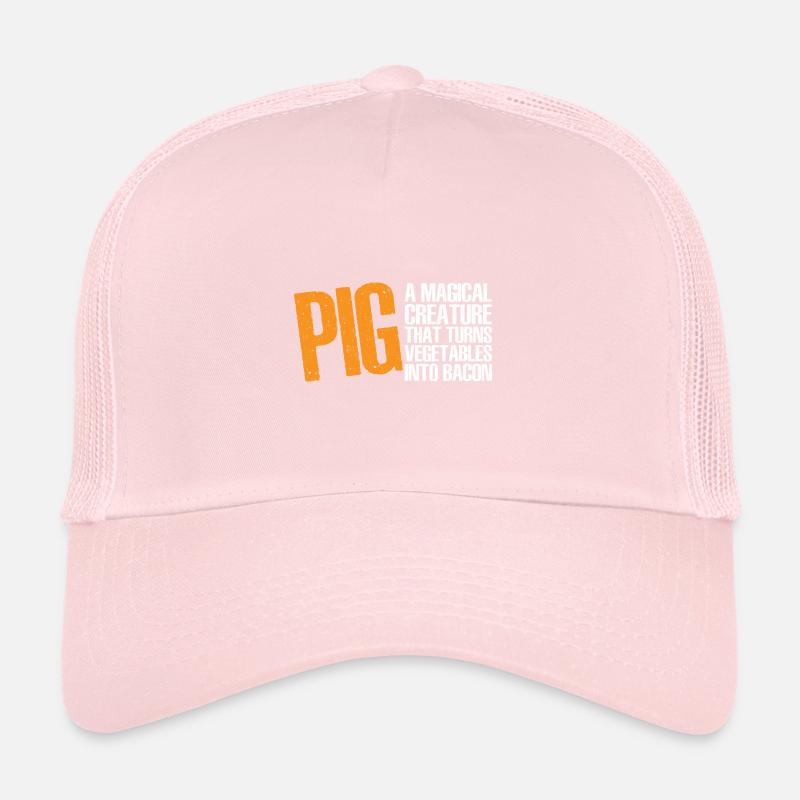 Pig, A Creature That Turns Vegetables Into Bacon 8 Trucker Cap