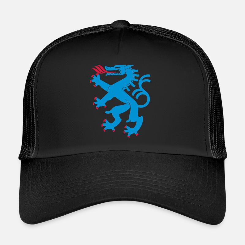 ingolstadt panther klein - Trucker Cap - Schwarz/Schwarz