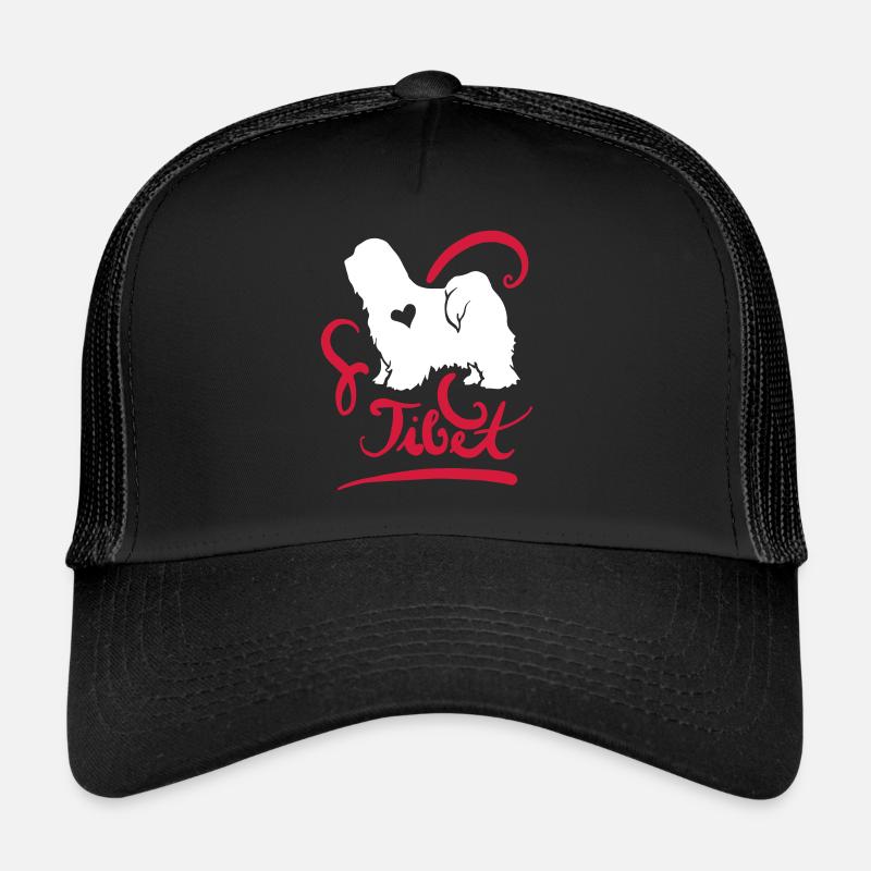 Tibet Terrier ornamental Trucker Cap