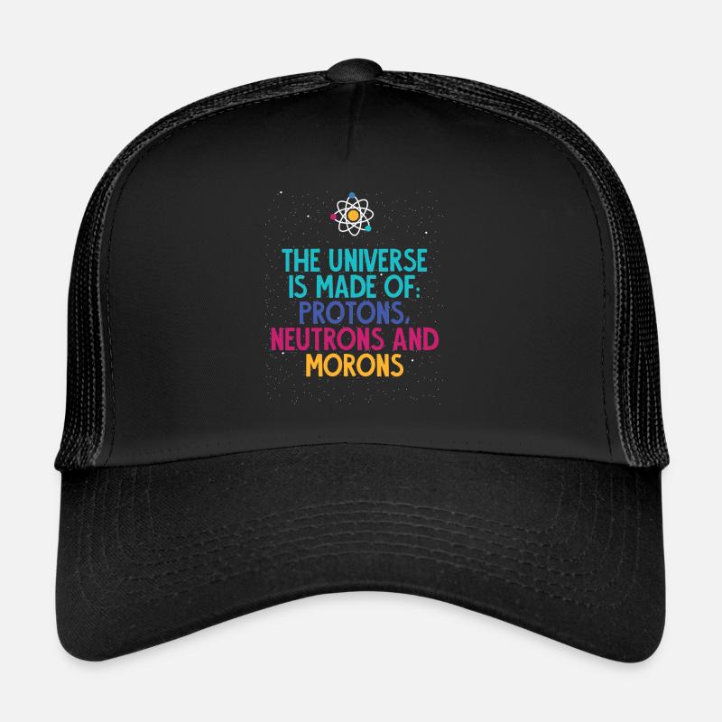 Nerd - Geek - Sarcasm - Gift - Funny - Cool - Trucker Cap - black/black