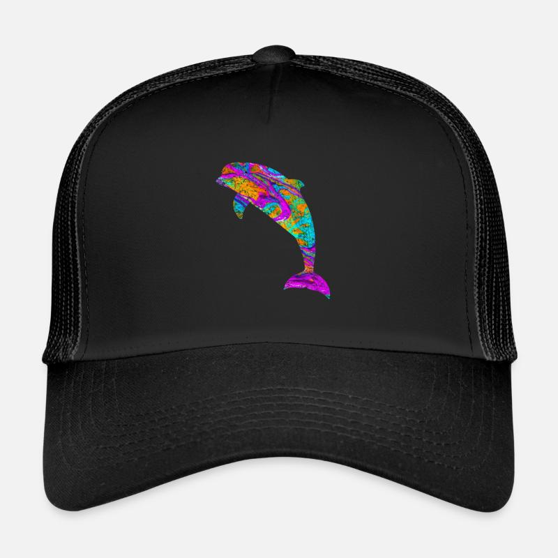 Delphin Geschenk Wassertiere Säugetier Fisch Trucker Cap