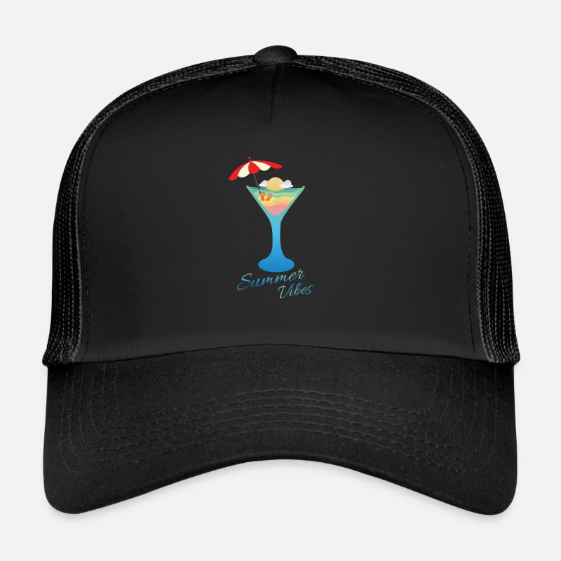 Sommer Sonne Sonnenschirm Urlaub Geschenk Trucker Cap