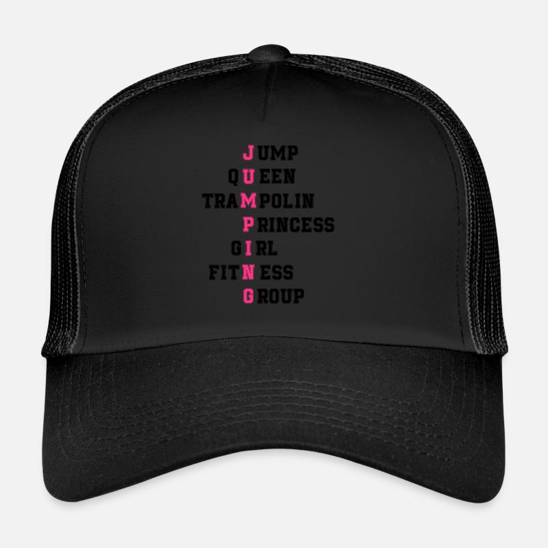 trampoline sauteuse cadeau saut sautant Casquette trucker 