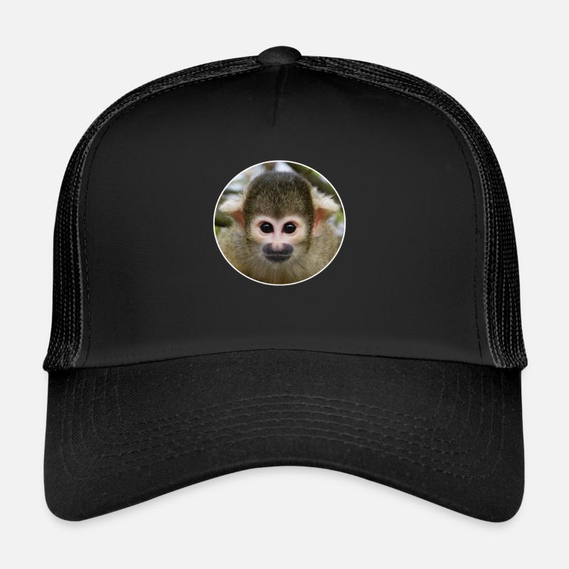 Affe - Trucker Cap - Schwarz/Schwarz