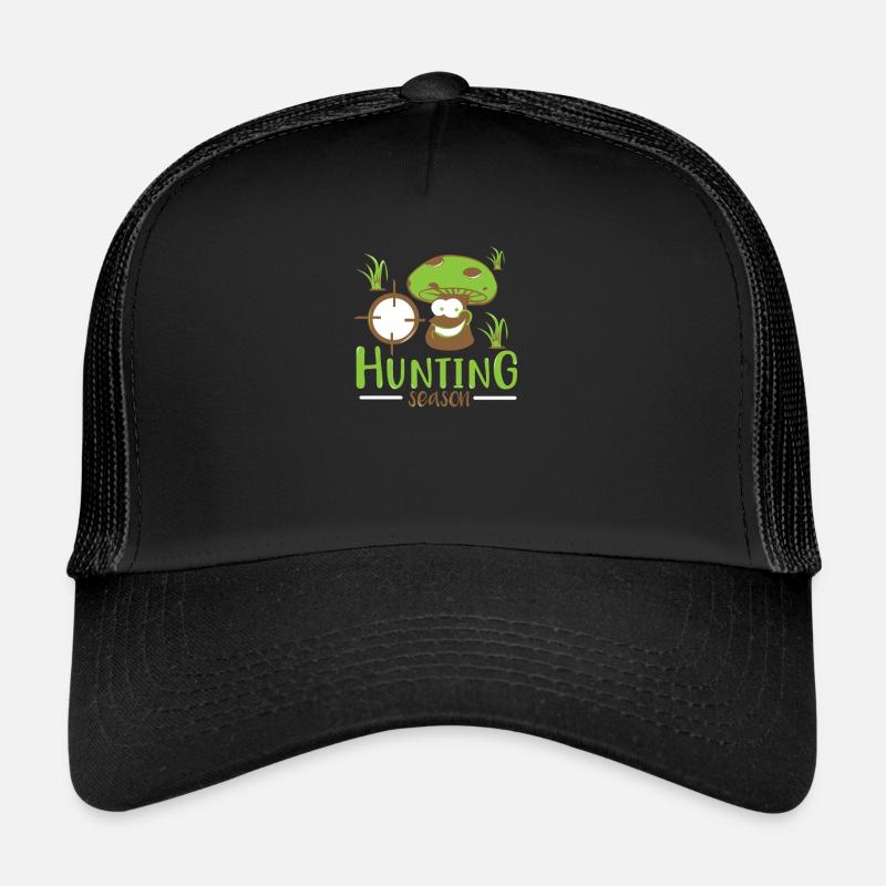 Lustige Pilz Jagd Saison Geschenk Trucker Cap
