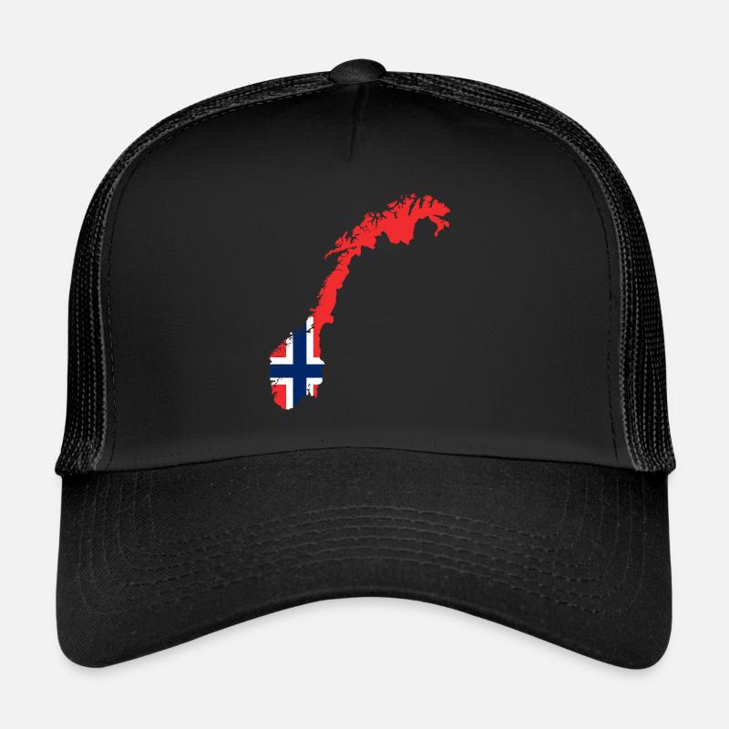 drapeau Norvège Casquette trucker 