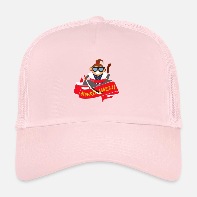 Singe samouraï épée animaux zoo combat idée cadeau Casquette trucker 