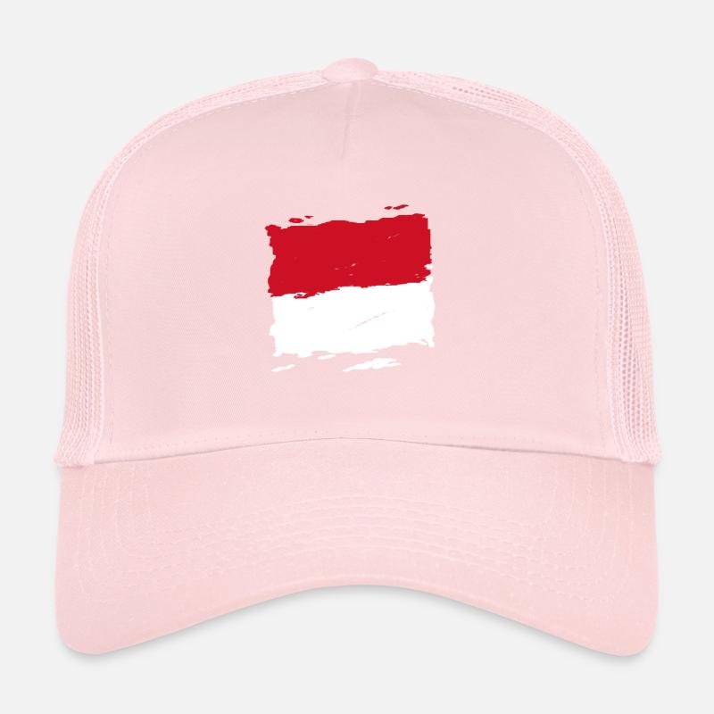 Monaco drapeau - Monaco Flagge - flag Trucker Cap