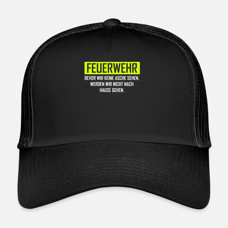 Volunteer firefighter ashes gift idea Trucker Cap