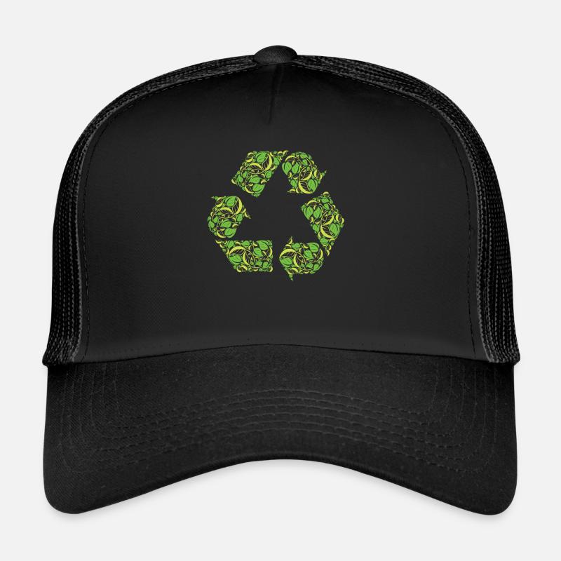 Recycler les feuilles d'arbres Nature Durable I Gift Casquette trucker 