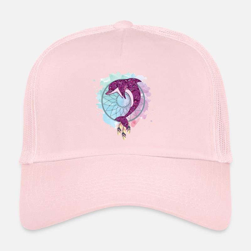 Dream catcher dolphin Trucker Cap