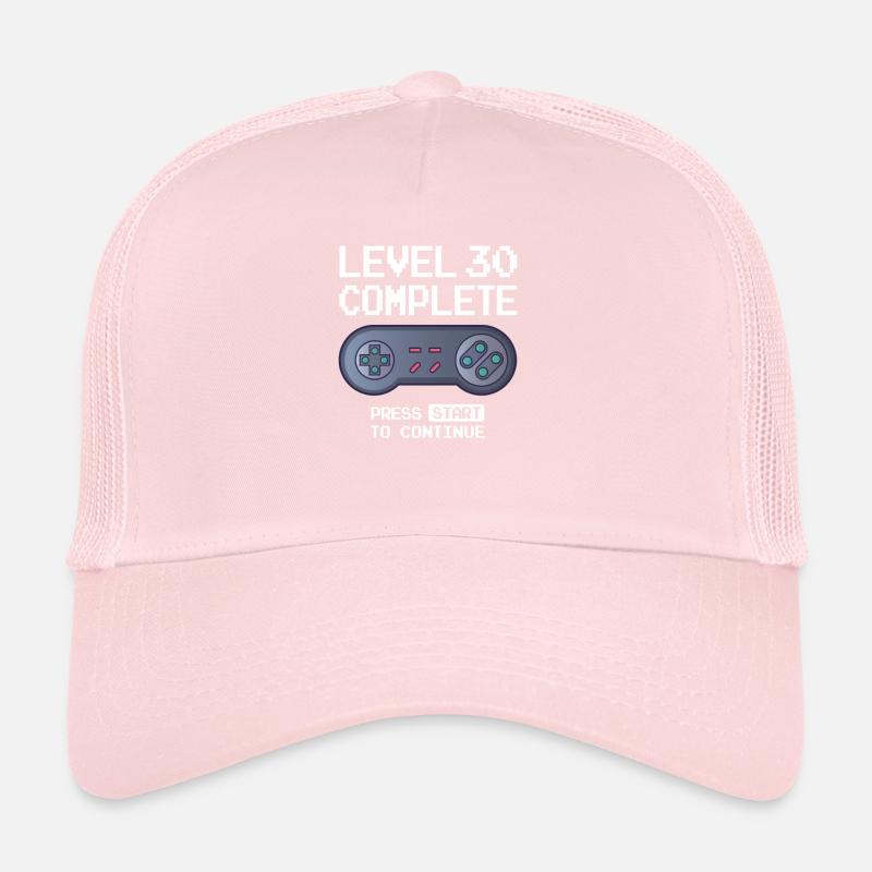 Funny Nerd Level 30 Complete Trucker Cap
