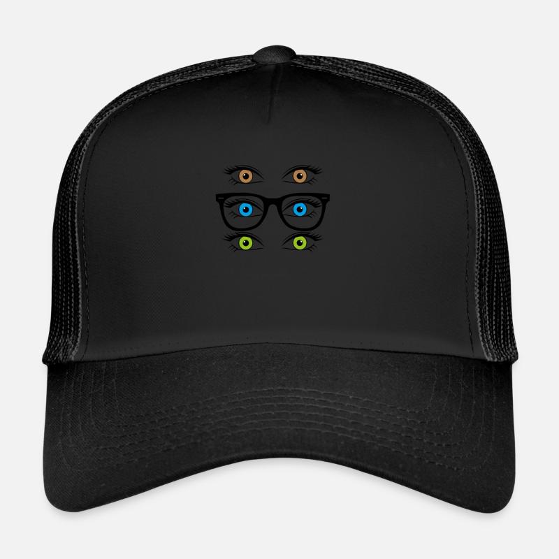 Yeux Casquette trucker 