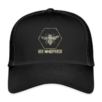 Cadeau de Noël pour les apiculteurs - Casquette trucker  - noir/noir - Devant