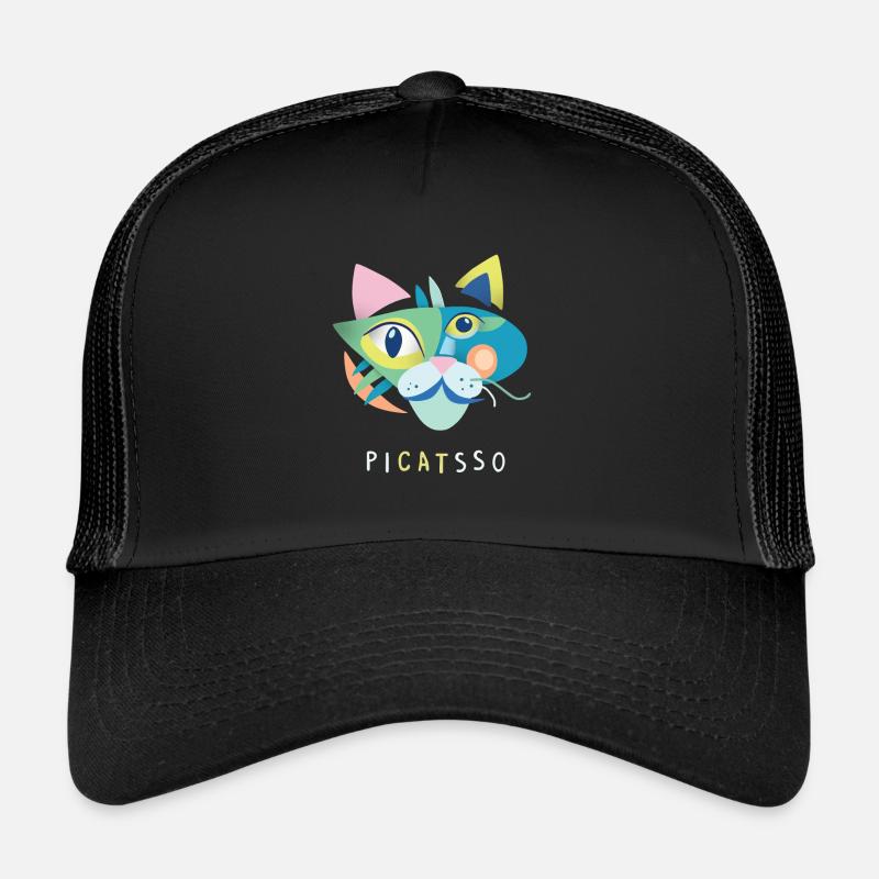 Picasso cat Trucker Cap
