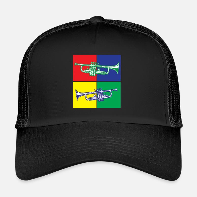 Pop Art Trompete Trucker Cap