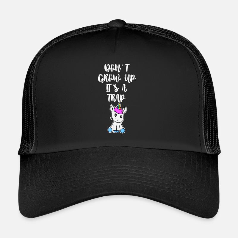 Ne pas grandir c'est une licorne licorne Casquette trucker 