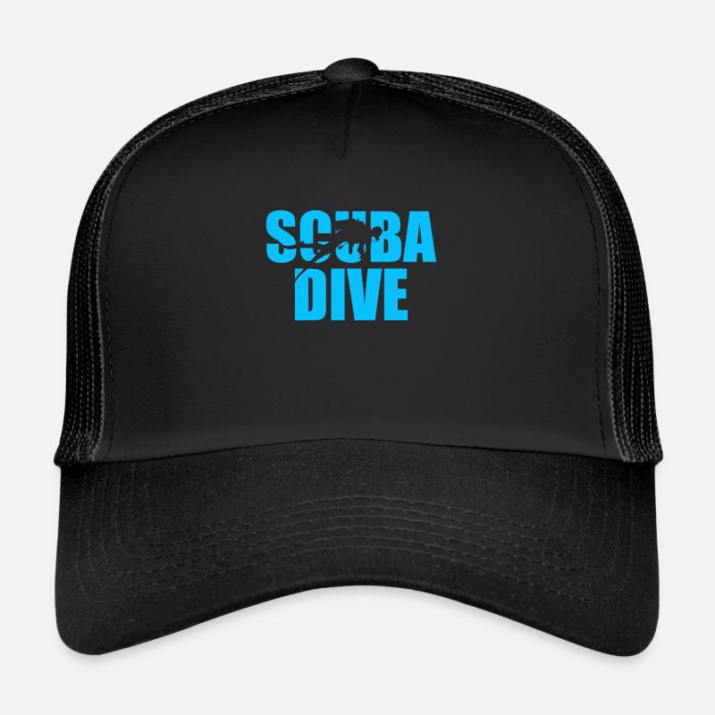 Scuba Dive Scuba Diving - Trucker Cap - black/black