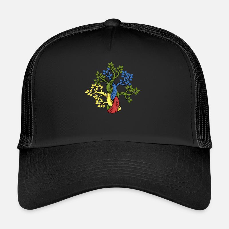 Tree oak forest nature lover branches gift Trucker Cap