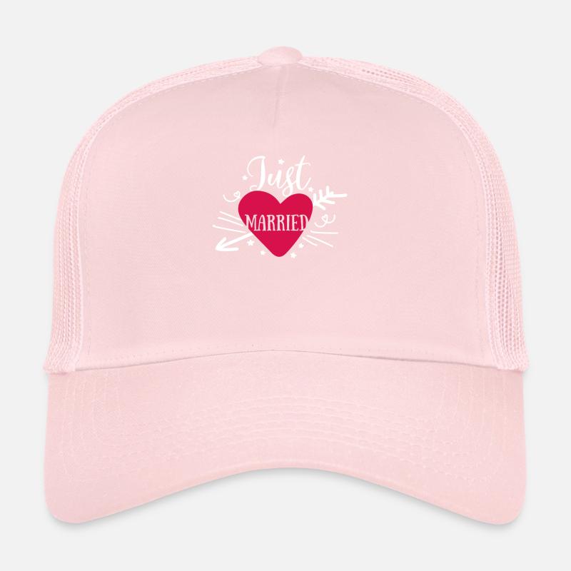 Just Married - Just Married Wedding Trucker Cap
