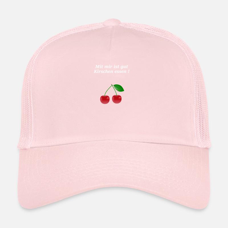 Kirschen essen Geschenk Spruch Trucker Cap
