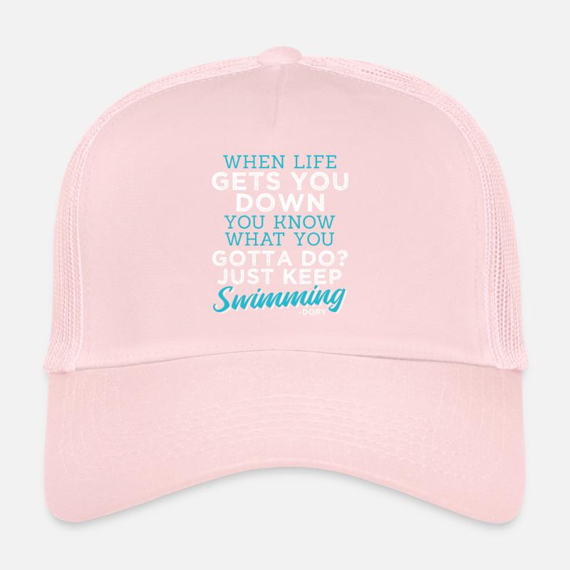 Just Keep Swimming Trucker Cap