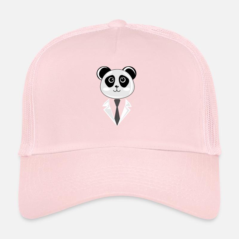 Panda im Anzug Geschenk Trucker Cap