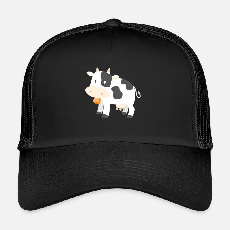 Bande dessinée vache fermier fermier cadeau dessin animé Casquette trucker 