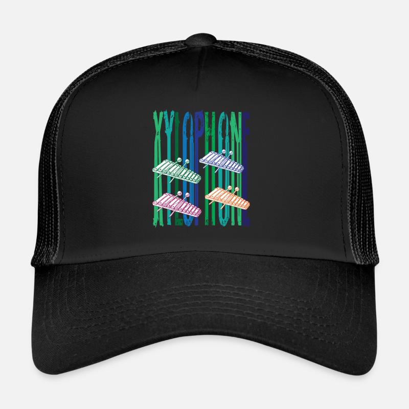 Rainbow xylophone Trucker Cap