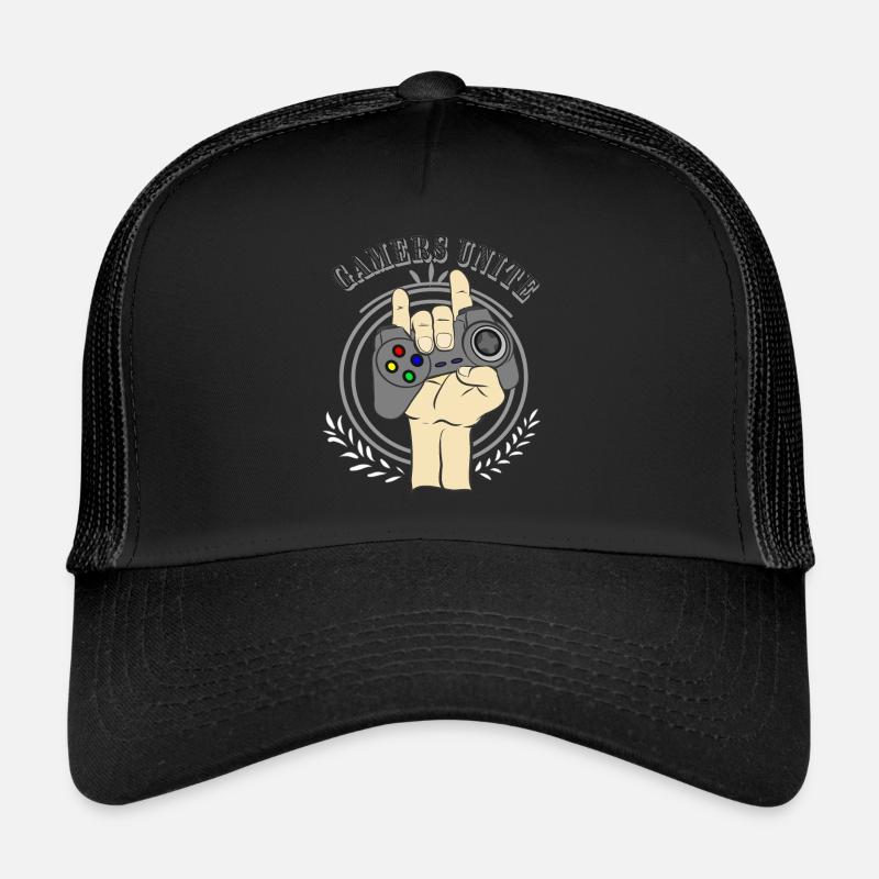 Gaming game console - Trucker Cap - black/black