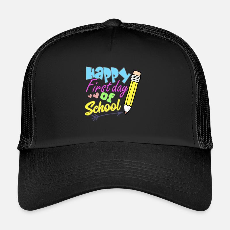 Retour à l'école Premier jour d'école Casquette trucker 