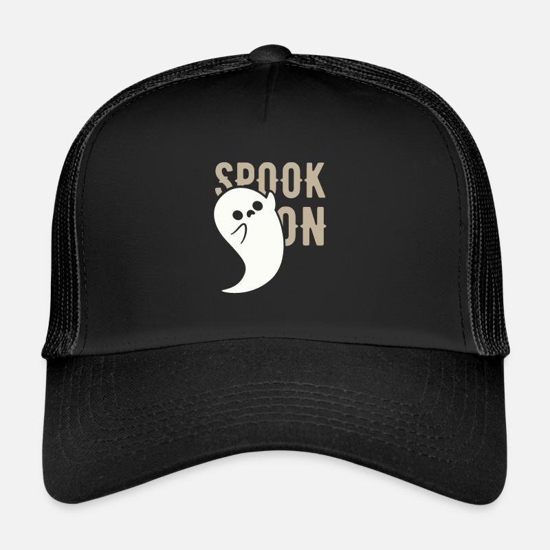 Spook on - Trucker Cap - Schwarz/Schwarz